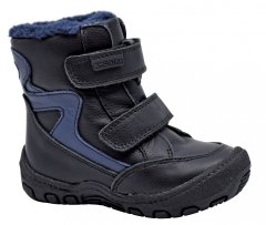 Protetika detská chlapčenská zimná obuv DERON BLACK