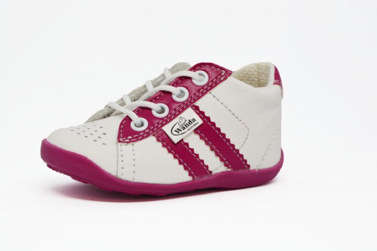 Wanda detská obuv na prvé kroky bielo/fuxiové 019-102929 - Veľkosť: 18