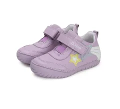 Detské dievčenské kožené topánky D.D.step mauve S050-41607A