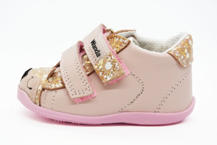 Wanda detská obuv na prvé kroky ružová suché zipsy 019VT-283010
