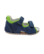 Protetika detské kožené sandálky modro-zelené ORS T115B