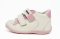 Wanda detská obuv na prvé kroky bielo/ružové suché zipsy 019V-102828
