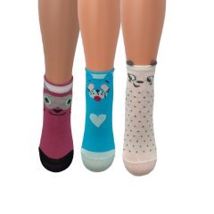 Ponožky bavlnené zvieratká mix 2219, 2220