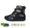 Detské dievčenské zimné topánky D.D.step black blikajúce LED W078-238