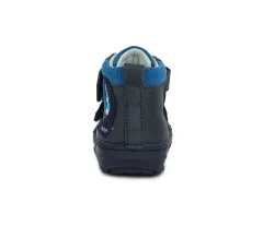 Detské chlapčenské kožené topánky D.D.step royal blue A071-188