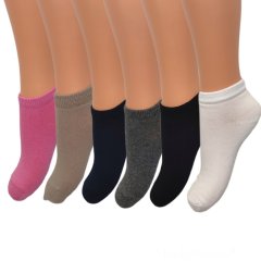 Ponožky kotníkové jednofarebné hladké 2269, 2282, 2270