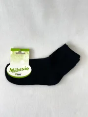 Ponožky bavlnené čierne
