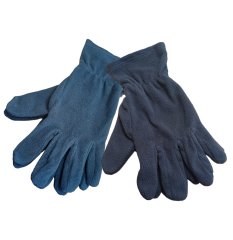 Zimné rukavice FLEECE Color Kids sivá/modrá 2-pack