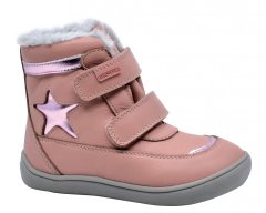 Protetika detská barefootová dievčenská zimná obuv PRO-tex LINET ROSA
