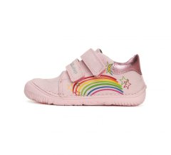 Detské dievčenské plátené topánky Barefoot D.D.Step Pink C073-41805A
