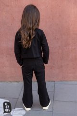 Nohavice twist pre dievča čierne All for Kids