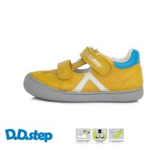 Detské kožené poltopánky D.D.Step  Yellow H078-29